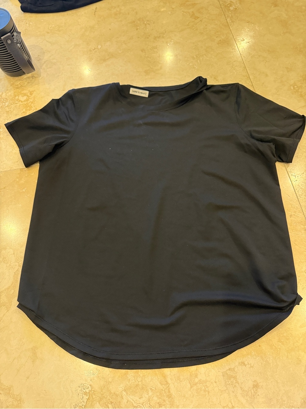 lululemon athletica Black Short Sleeve Crew Tee
